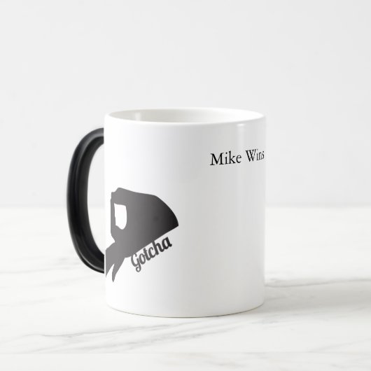 Gotcha Game Morph Tasse Individuelle Name Option (Vorderseite Links)