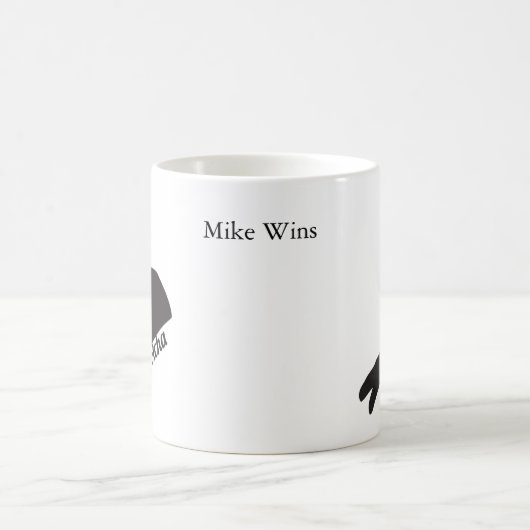 Gotcha Game Morph Tasse Individuelle Name Option (Mittel)