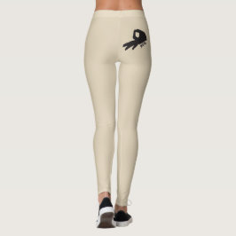 Gotcha Game Tan Leggings verstecken sich unter Shi