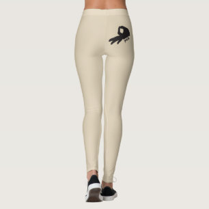 Gotcha Game Tan Leggings verstecken sich unter Shi