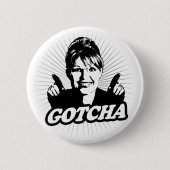 Gotcha Journalismus-Knopf Button (Vorderseite)