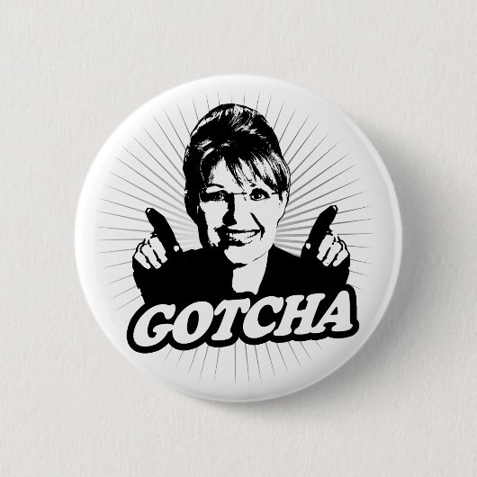 Gotcha Journalismus-Knopf Button (Vorderseite)