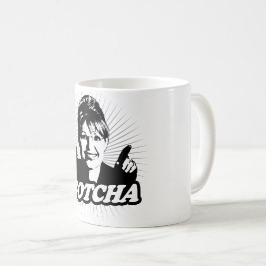 Gotcha Journalismus-Tasse Kaffeetasse (VorderseiteRechts)