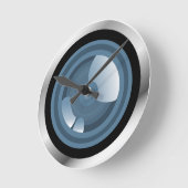 Gotcha! Kameraobjektiv Wall Clock Runde Wanduhr (Winkel)