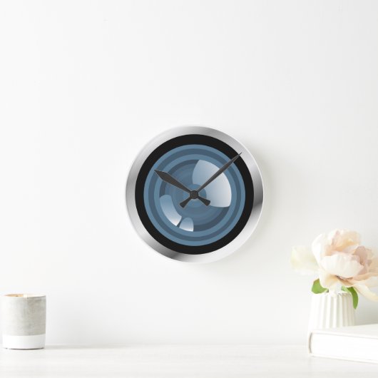 Gotcha! Kameraobjektiv Wall Clock Runde Wanduhr (Zuhause)