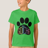 "Gotcha" Kinder Hunde Adoption Feiern T - Shirt