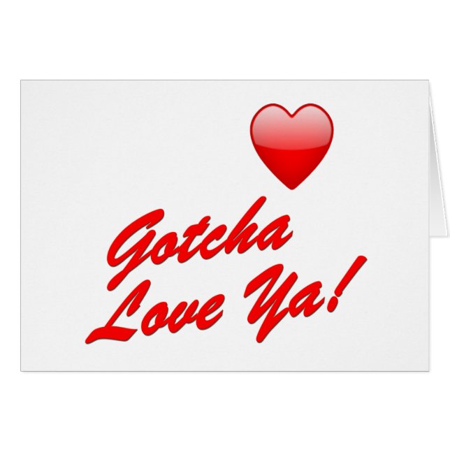 Gotcha Liebe Sie! (Vorderseite (Horizontal))