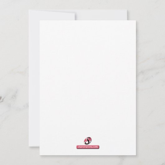 Gotcha Party Ballon Adoption Einladung (Rückseite)