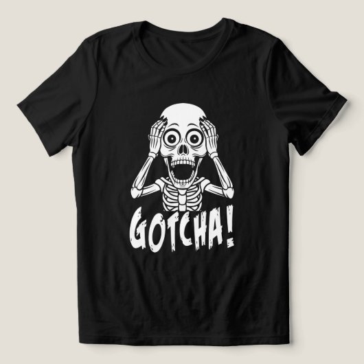 Gotcha, Spooky Style! Tri-Blend Shirt (Design Vorderseite)