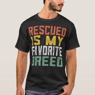 Gotcha Tagesgeschenk Haustier Adoption Retro Dog R T-Shirt