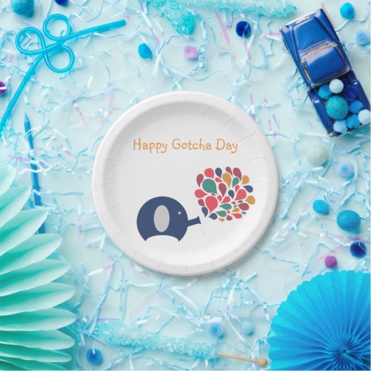 Gotcha-Tagesplatte Pappteller (Party)