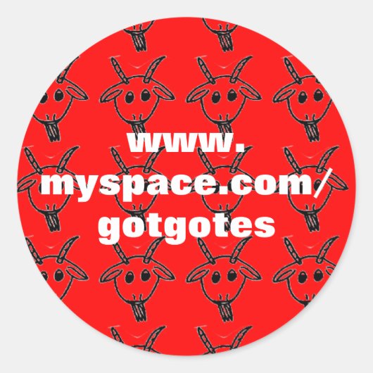 Gote Stickers (Vorderseite)