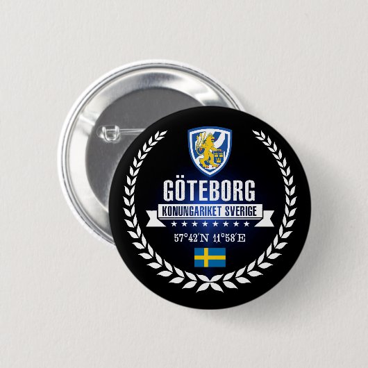 Göteborg Button (Vorne & Hinten)