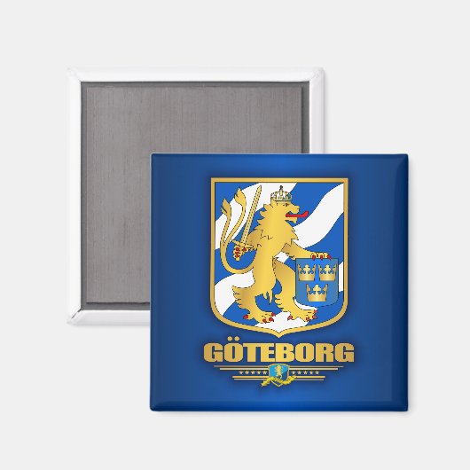 Goteborg Magnet (Vorderseite/Rückseite)