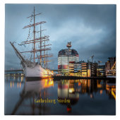 Göteborg, Schweden nachts Fliese (Vorderseite)