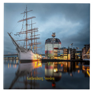 Göteborg, Schweden nachts Fliese