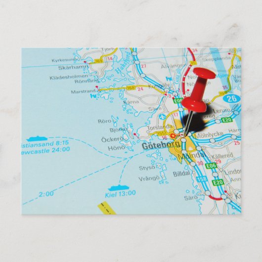 Göteborg, Schweden Postkarte (Vorderseite)