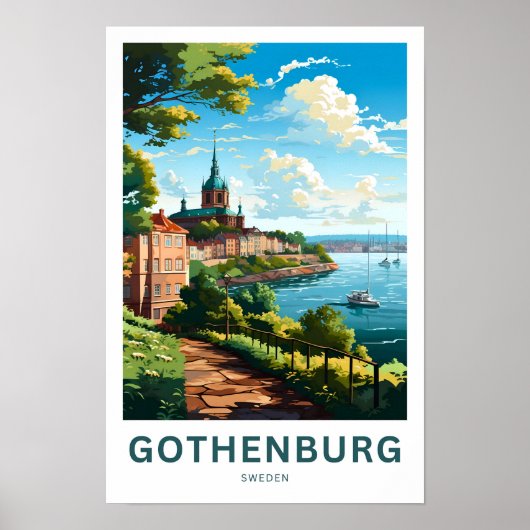 Göteborg Schweden Reisen Print Poster (Vorne)