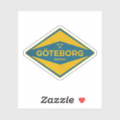 Göteborg Schweden Vintag Aufkleber (Blatt)