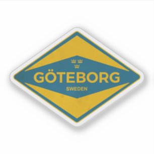 Göteborg Schweden Vintag Aufkleber