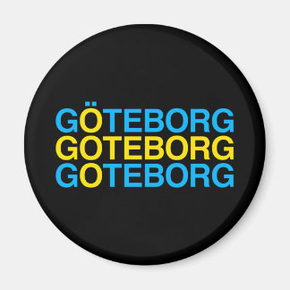 GOTEBORG Schwedische Flagge Magnet