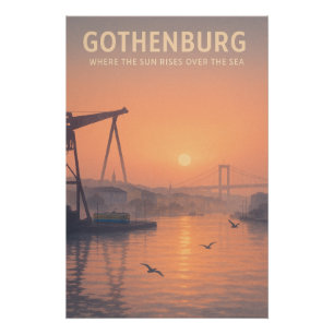 GÖTEBORG — WO DA SONNE AUFGEHT POSTER