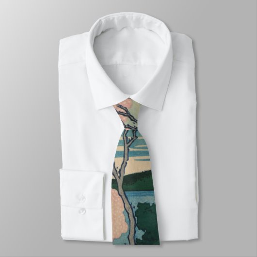 Goten-yama Hill Hokusai Japanisch Fine Art Krawatte (Gebunden)