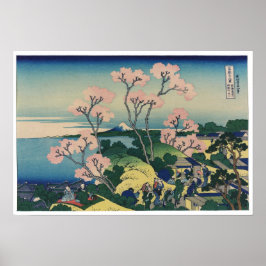 Goten-yama Hill Hokusai Japanisch Fine Art Poster