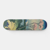 Goten-yama Hill Hokusai Japanisch Fine Art Skateboard (Horizontal)
