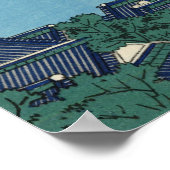 Goten-yama Hill, Shinagawa am Tōkaidō Poster (Ecke)