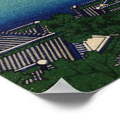 Goten-yama Hügel, Shinagawa auf dem Tōkaidō. Poster (Ecke)