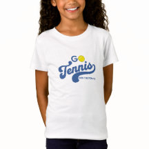 GoTennis in Blue Girls' T - Shirt