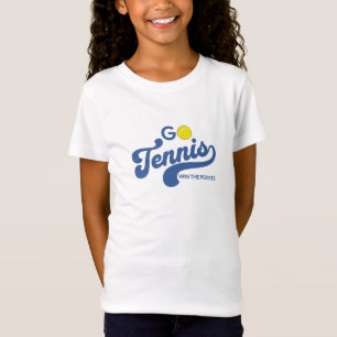 GoTennis in Blue Girls' T - Shirt