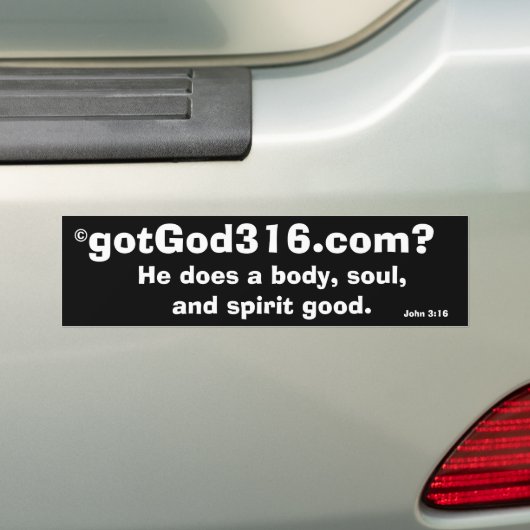 gotGod316.com Autoaufkleber (Auf Auto)
