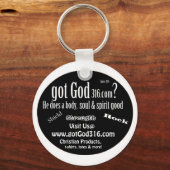 gotGod316.com Schlüsselanhänger (Vorderseite)