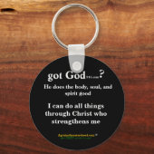 gotGod316.com Schlüsselanhänger (Vorderseite)