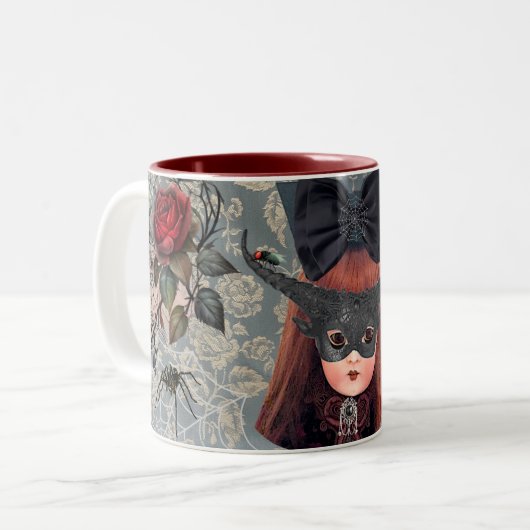 Goth-2-Tone-Mug Zweifarbige Tasse (Vorderseite Links)