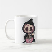 Goth aber hungriger Foodie Kaffee Tasse (Links)