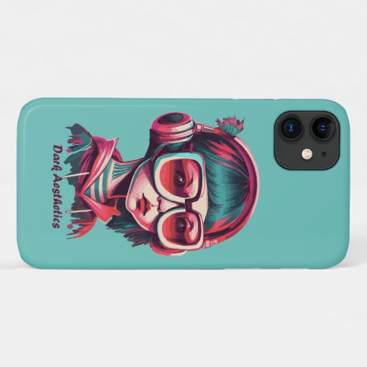 Goth Aesthetic Case-Mate iPhone Hülle (Rückseite (Horizontal))