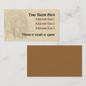 Goth Anatomy Head Business Card Visitenkarte (Vorne/Hinten)