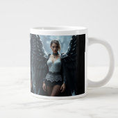 Goth Angels Jumbo-Tasse (Rechts)
