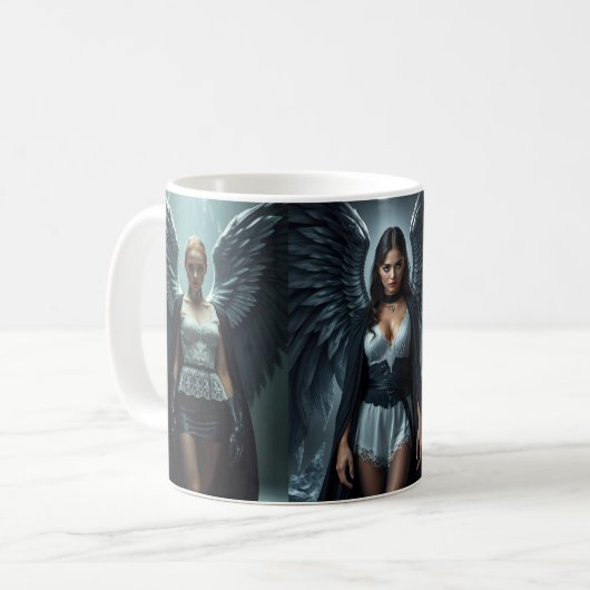 Goth Angels Kaffeetasse (Vorderseite Links)