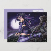 Goth Anime Hexch Postkarte (Vorne/Hinten)