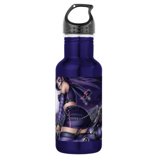 Goth Anime Hexch Trinkflasche (Vorderseite)
