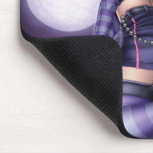Goth Anime-Hexe Mousepad (Ecke)