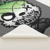 Goth Aromantic Prilag Flag gefärbter Bär Sherpadecke (3/4)