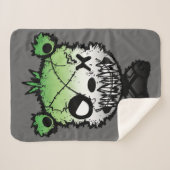 Goth Aromantic Prilag Flag gefärbter Bär Sherpadecke (Vorderseite (Horizontal))