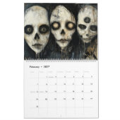 Goth Art Brut Calendar Kalender (Feb 2027)