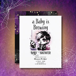 Goth Baby Boy brütet Hexenmeister Ghost Couldron