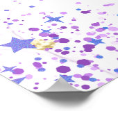 Goth Baby Duwer Gender Neutral Lila Black Crow Poster (Ecke)